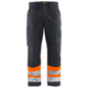 Blaklader 1564 Hi Vis Trousers Grey Hi Vis Orange Main