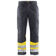 Blaklader 1564 Hi Vis Trousers Grey Hi Vis Yellow Main