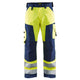 Blaklader 1566 Hi Vis Trousers Without Nail Pockets Hi Vis Yellow Navy Blue Main