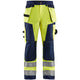 Blaklader 1568 Hi Vis Craftsman Trousers Hi Vis Yellow Navy Blue Main