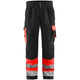 Blaklader 1584 Hi Vis Trousers Hi Vis Red Black Main