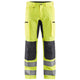 Blaklader 1585 Hi Vis Trousers With Stretch Hi Vis Yellow Grey Main