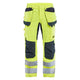 Blaklader 1587 Multinorm Inherent Trousers With Stretch Hi Vis Yellow Navy Blue Main