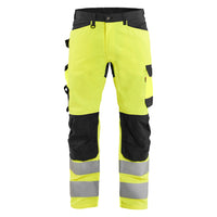 Blaklader 1703 Hi-Vis Yellow/Black Hi-Vis Trousers