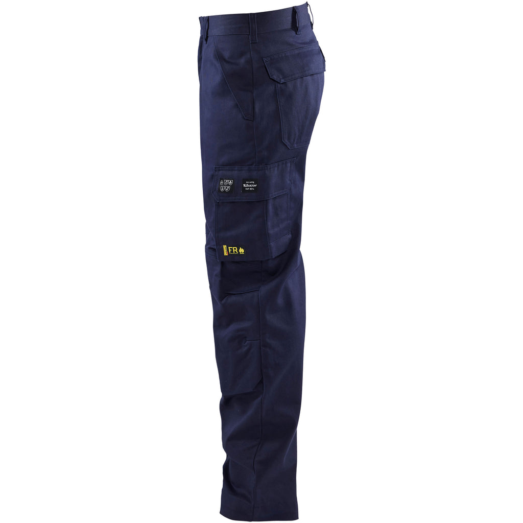 Blaklader 1724 Anti Flame Trousers Navy Blue Left