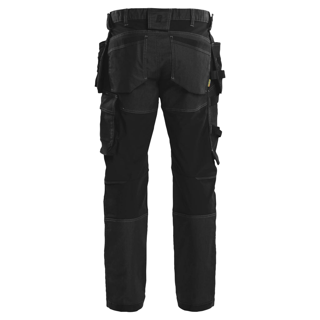 Blaklader 17501141 Craftsman Denim Trousers With Stretch Black Back