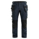 Blaklader 17501141 Craftsman Denim Trousers With Stretch Navy Blue Black Main