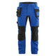 Blaklader 17501832 Craftsman Trousers With Stretch Cornflower Blue Black Main