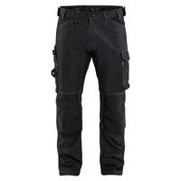 Blaklader 1751 Black Craftsman Denim Trousers With Stretch