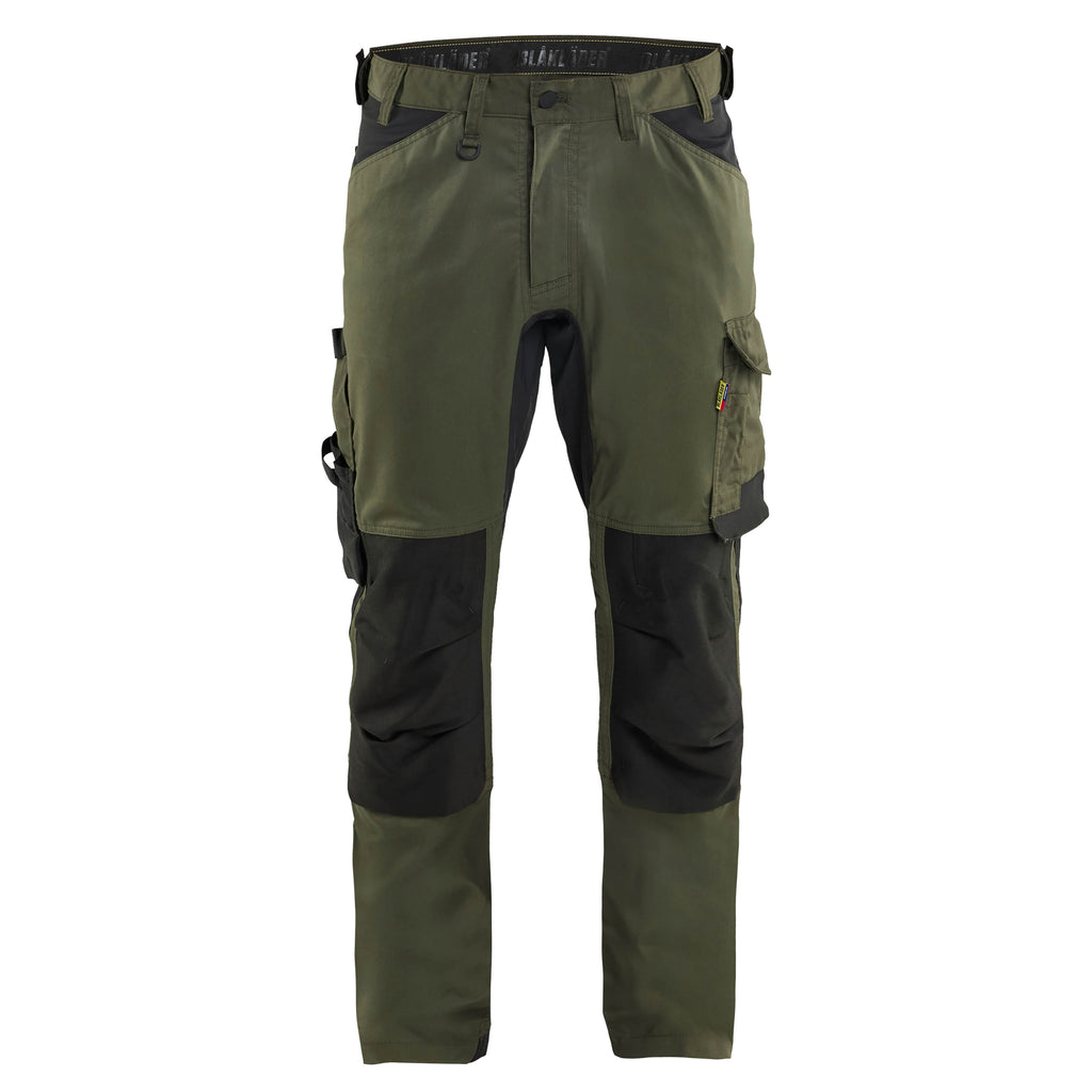 Blaklader 17511832 Craftsman Trousers With Stretch Forest Night Black Main