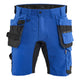 Blaklader 1752 Craftsman Shorts Stretch Cornflower Blue Black Main