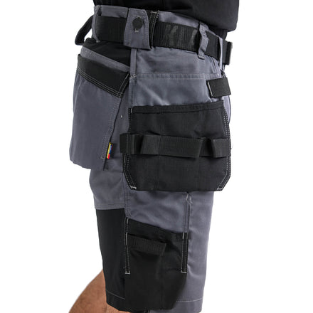 Blaklader 1752 Craftsman Shorts Stretch Mid Grey Feature 1