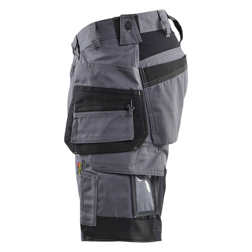 Blaklader 1752 Craftsman Shorts Stretch Mid Grey Left