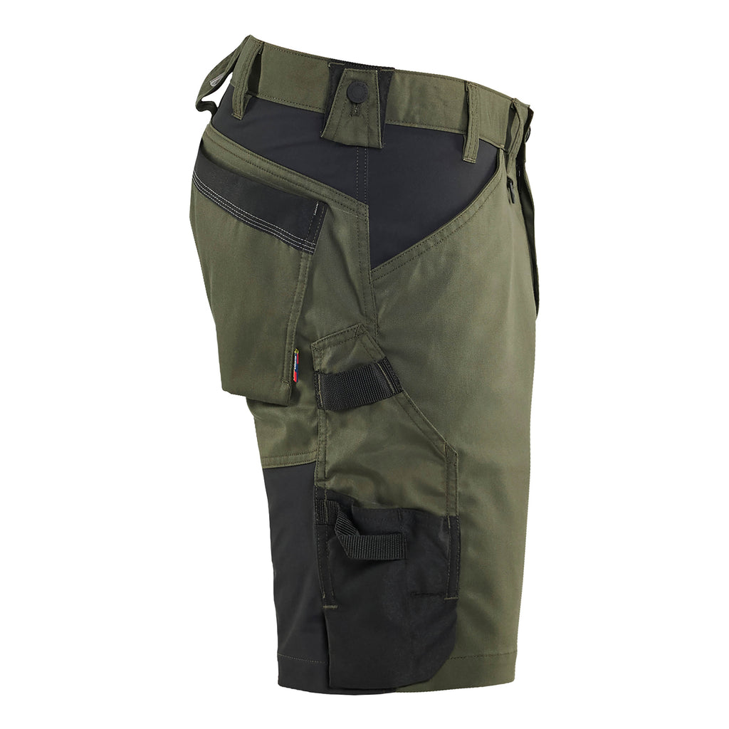 Blaklader 1753 Forest Night/Black Craftsman Shorts Stretch