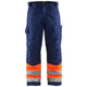 Blaklader 1862 Hi Vis Winter Trousers Hi Vis Orange Navy Blue Main