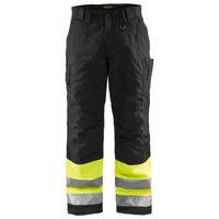 Blaklader 1862 Hi Vis Winter Trousers Hi Vis Yellow Black Main