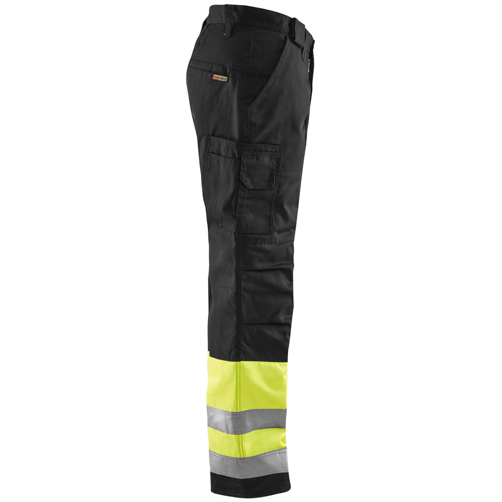 Blaklader 1862 Hi Vis Winter Trousers Hi Vis Yellow Black Right