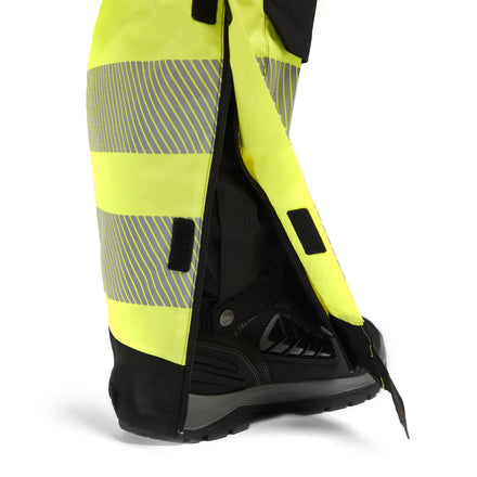 Blaklader 1877 Hi Vis Shell Trousers Black Hi Vis Yellow Feature 3