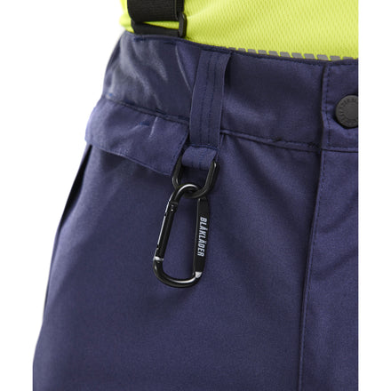 Blaklader 1877 Hi Vis Shell Trousers Navy Blue Hi Vis Yellow Feature 1