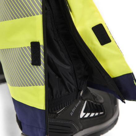 Blaklader 1877 Hi Vis Shell Trousers Navy Blue Hi Vis Yellow Feature 4