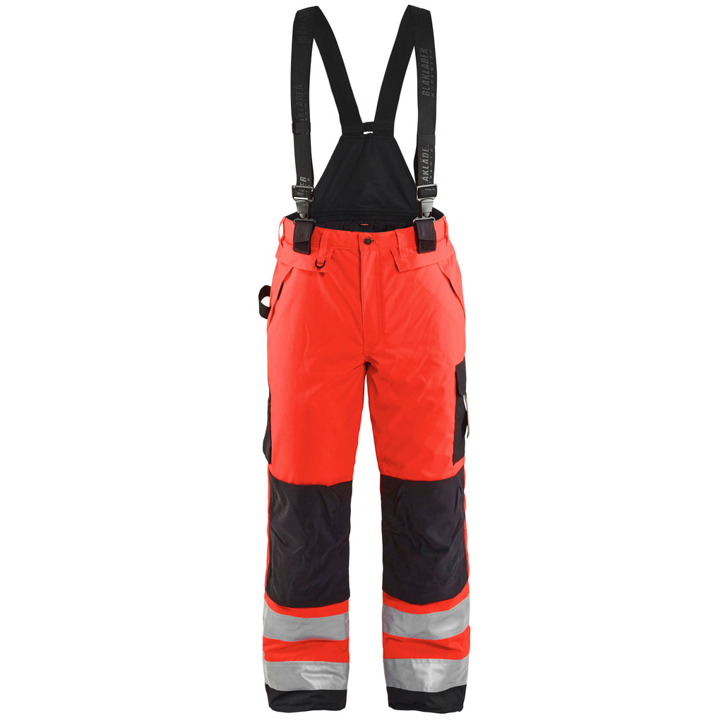 Blaklader 1885 Hi Vis Winter Trousers Hi Vis Red Black Main