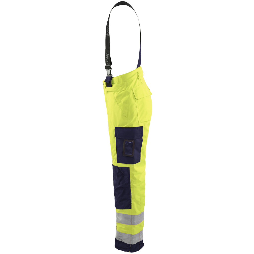 Blaklader 1885 Hi-Vis Yellow/Navy Blue Winter Trousers