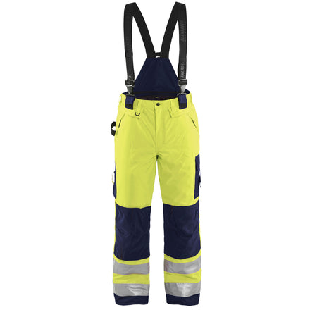 Blaklader 1885 Hi-Vis Yellow/Navy Blue Winter Trousers