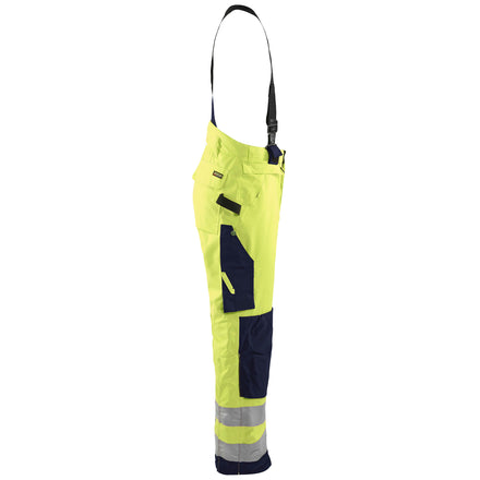 Blaklader 1885 Hi-Vis Yellow/Navy Blue Winter Trousers