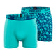 Blaklader 1886 Boxer Shorts 2-Pack | Light Blue/Blue Green