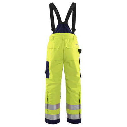 Blaklader 1885 Hi-Vis Yellow/Navy Blue Winter Trousers