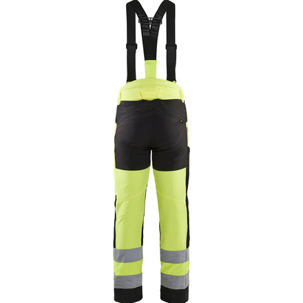 Blaklader 1920 Hi Vis Chainsaw Trousers Hi Vis Yellow Black Back