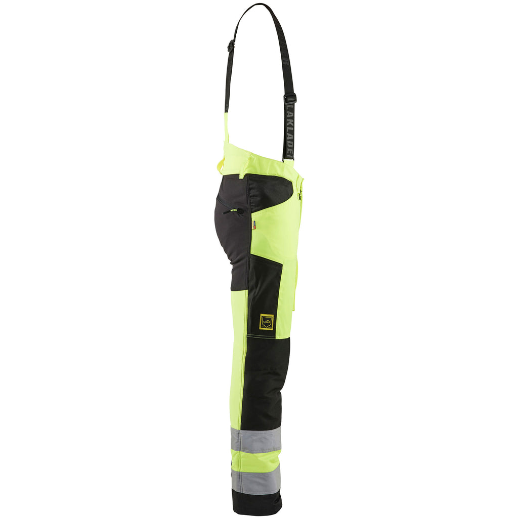 Blaklader 1920 Hi Vis Chainsaw Trousers Hi Vis Yellow Black Right