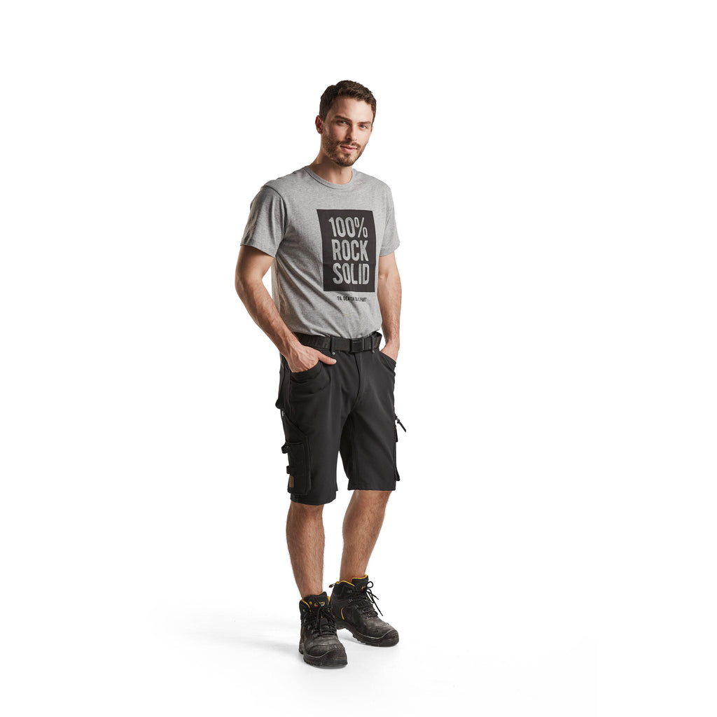 Blaklader 1987 Craftsman Shorts In 4 Way Stretch X1900 Black Model