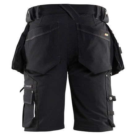 Blaklader 1988 Craftsman Shorts 4 Way Stretch X1900 Black Back