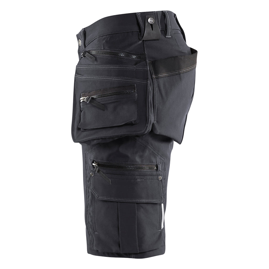 Blaklader 1988 Craftsman Shorts 4 Way Stretch X1900 Black Black Left