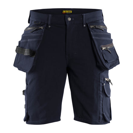 Blaklader 1988 Craftsman Shorts 4 Way Stretch X1900 Dark Navy Black Main