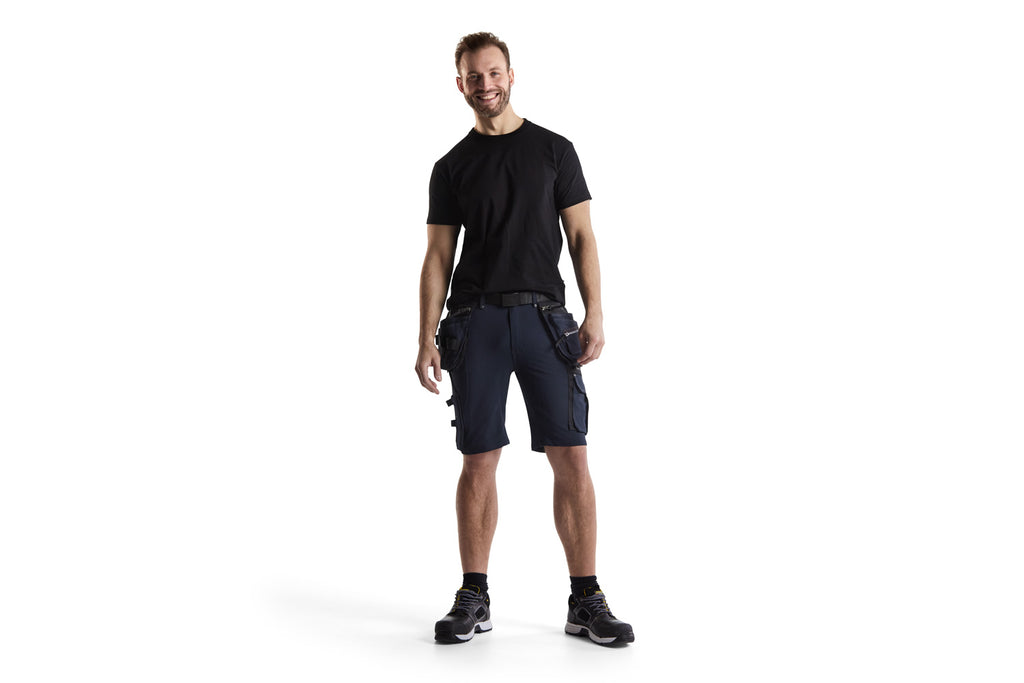 Blaklader 1988 Dark Grey/Black Craftsman Shorts 4-Way Stretch X1900