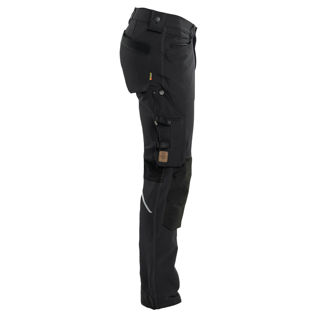 Blaklader 1989 Craftsman Trousers 4 Way Stretch X1900 Black Right