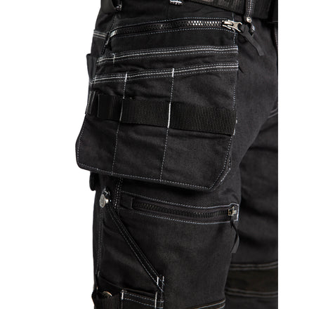 Blaklader 1990 Craftsman Trousers Stretch X1900 Black Feature 1