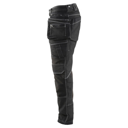 Blaklader 1990 Craftsman Trousers Stretch X1900 Black Left