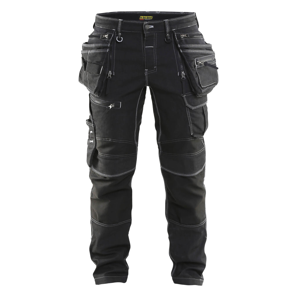 Blaklader 1990 Craftsman Trousers Stretch X1900 Black Main
