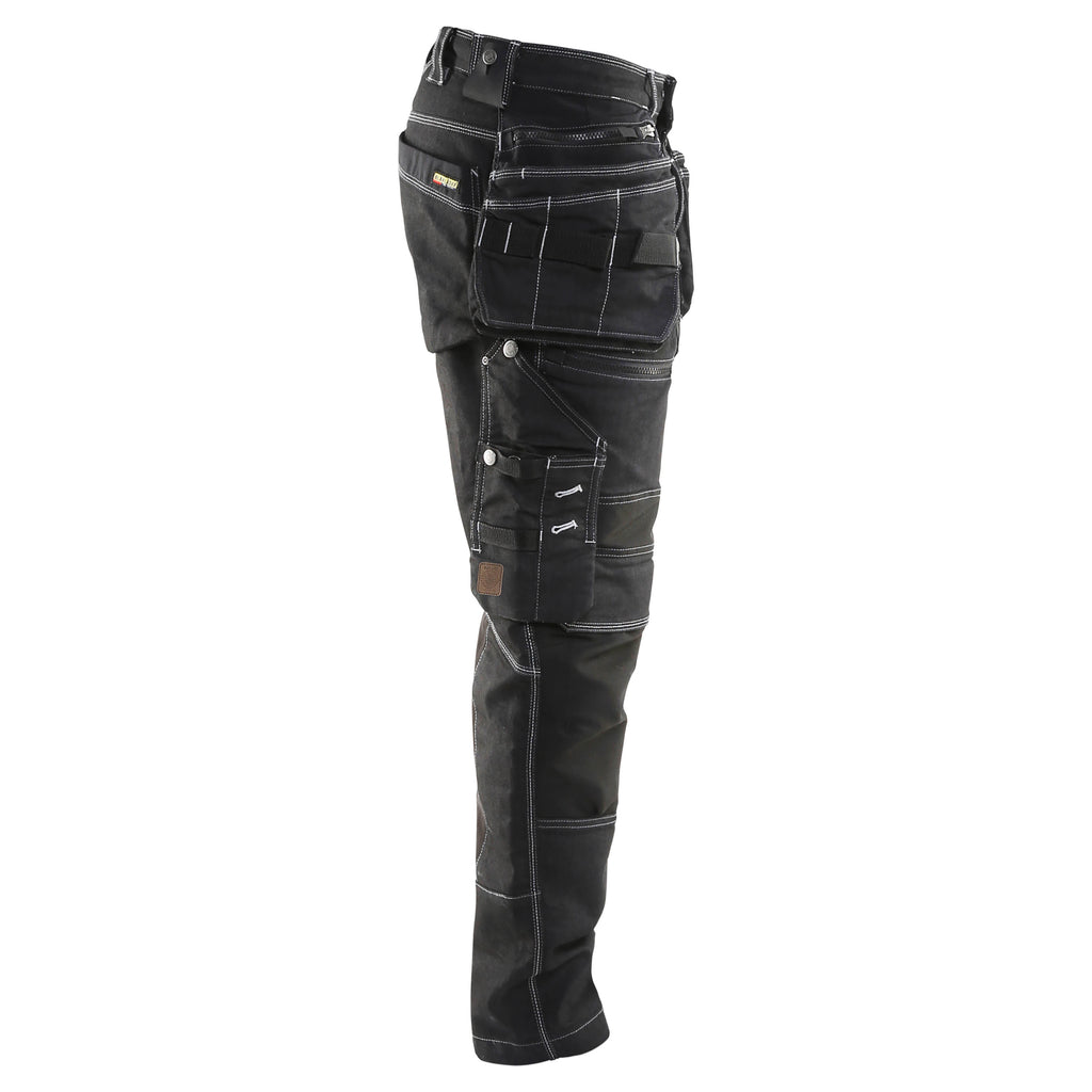 Blaklader 1990 Craftsman Trousers Stretch X1900 Black Right