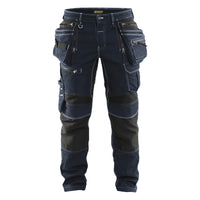 Blaklader 1990 Craftsman Trousers Stretch X1900 Navy Blue Black Main