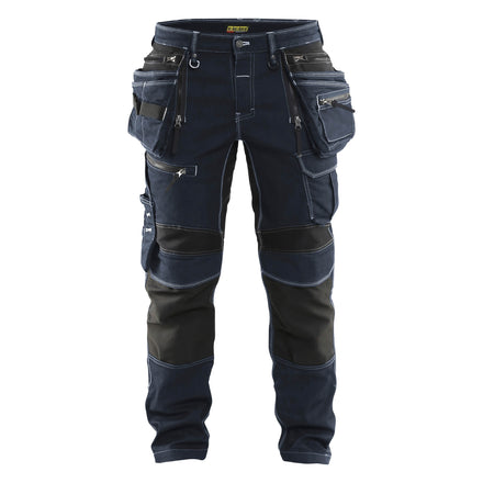 Blaklader 1990 Craftsman Trousers Stretch X1900 Navy Blue Black Main