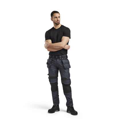 Blaklader 1990 Craftsman Trousers Stretch X1900 Navy Blue Black Model