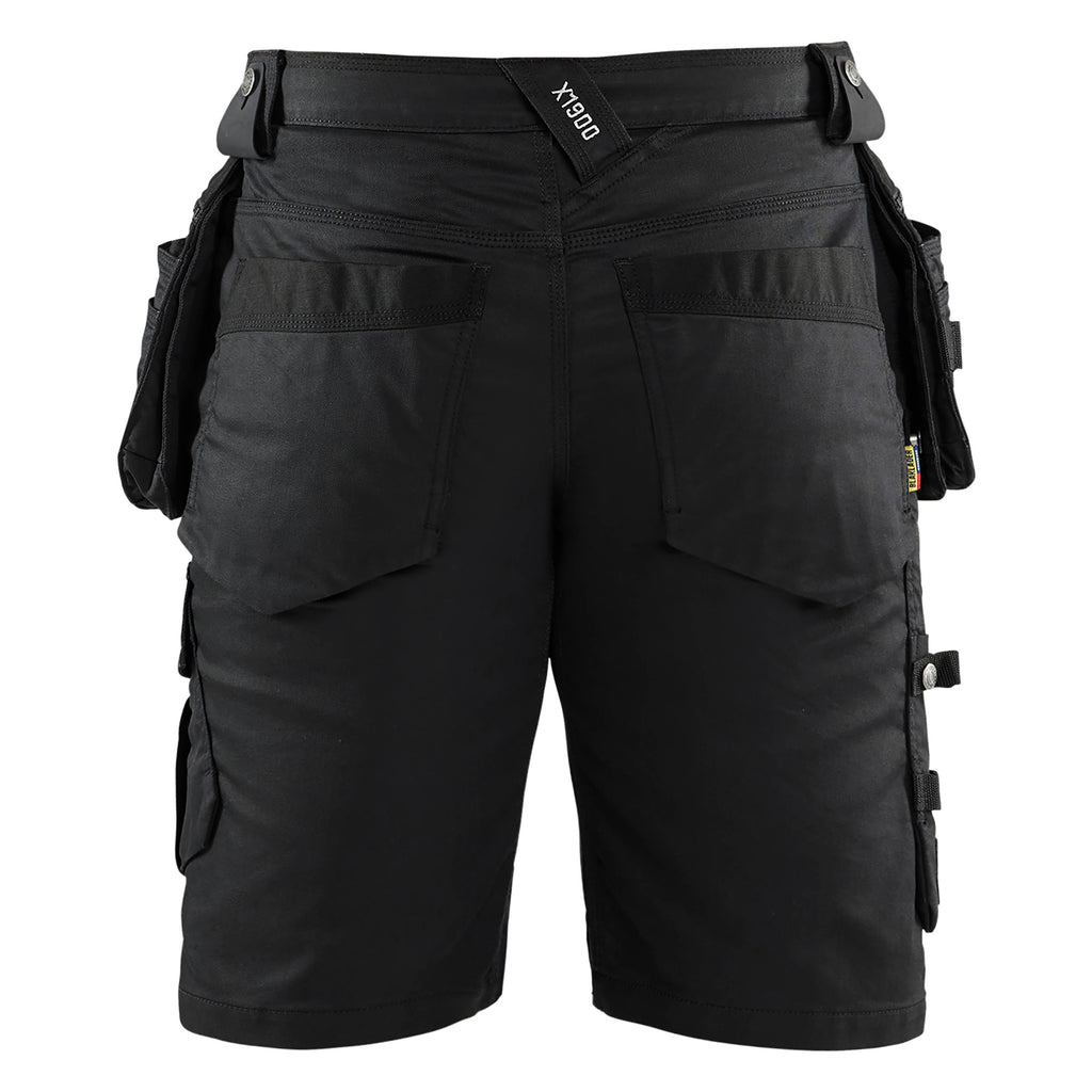 Blaklader 1992 Craftsman Shorts Stretch X1900 Black Black Back