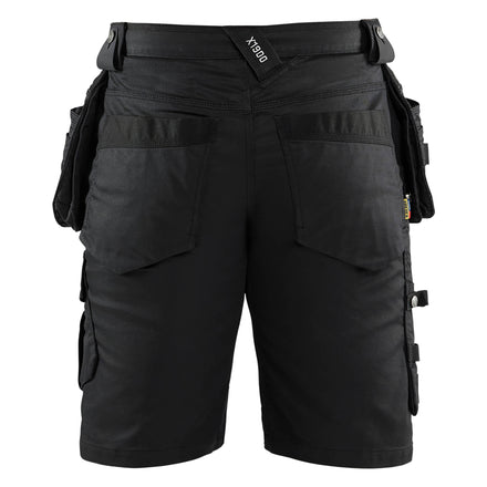 Blaklader 1992 Craftsman Shorts Stretch X1900 Black Black Back