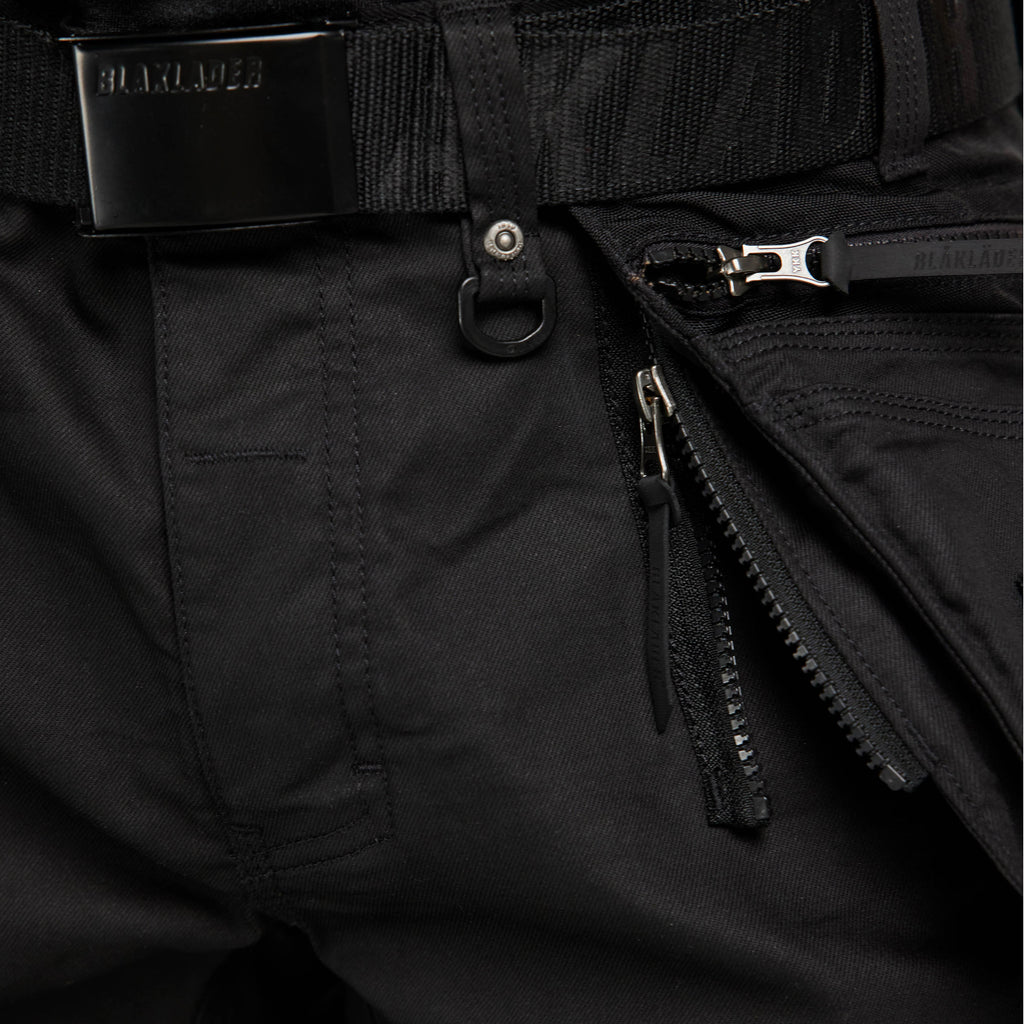 Blaklader 1992 Craftsman Shorts Stretch X1900 Black Black Feature 1