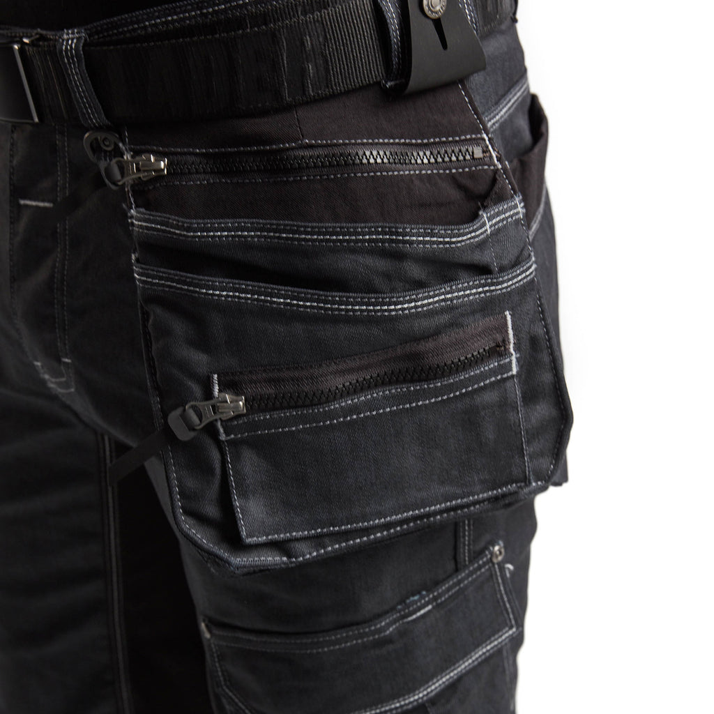 Blaklader 1992 Craftsman Shorts Stretch X1900 Black Feature 1