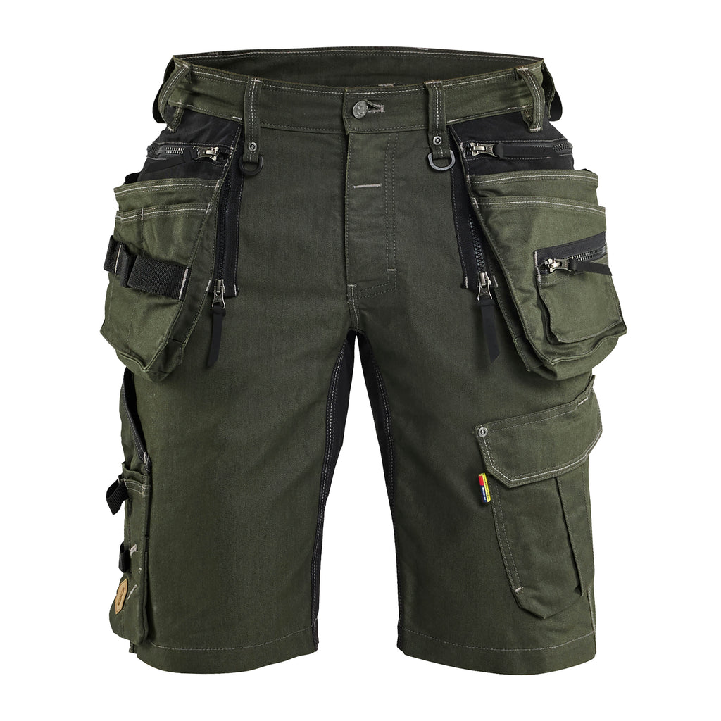 Blaklader 1992 Craftsman Shorts Stretch X1900 Forest Night Black Main